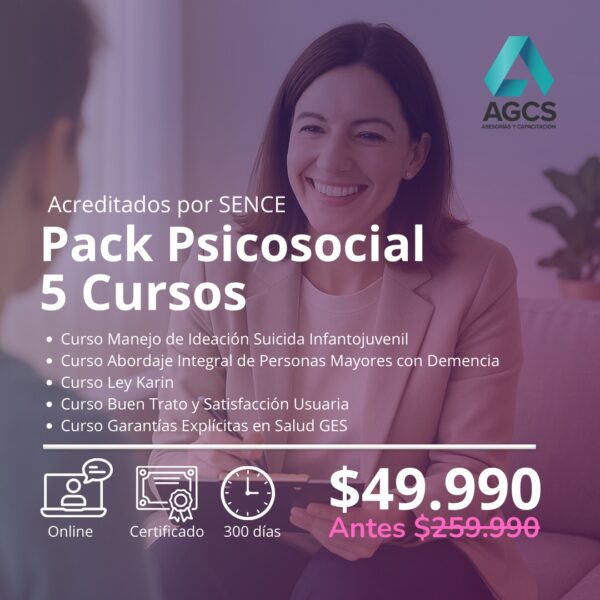 Pack Esenciales Psicosocial 5 Cursos