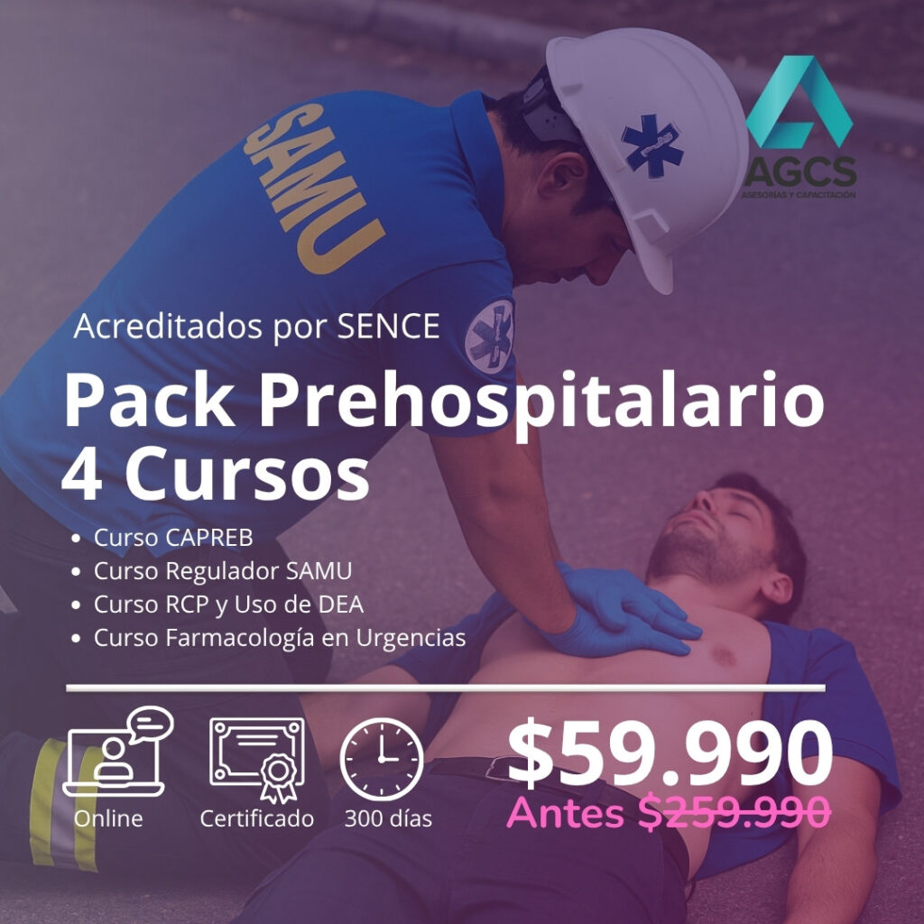 Pack Esenciales Prehospitalario 4 Cursos